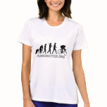 Evolution of Cycling Polka Dot Logo Cycle Gear Tee Shirts