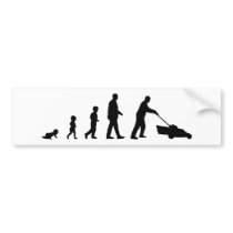 Evolution of Dad - A Bumper Sticker for Dads