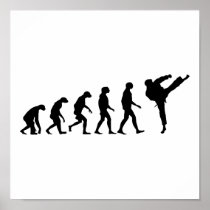 Evolution of Karate Print