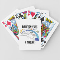 Evolution Of Life A Timeline (Biology) Bicycle Playing Cards