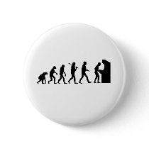 Evolution of Man Pinback Buttons