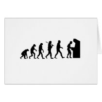 Evolution of Man Greeting Card