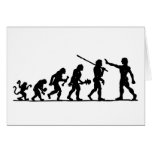 Evolution of Man Humor cards