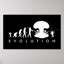 Evolution of Man - Rise of the Cockroach Print