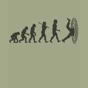 Evolution of Man Warped T-Shirt