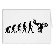 Evolution of Motocross Greeting Card