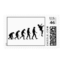 Evolution of Mountain Climbing Postage Stamp