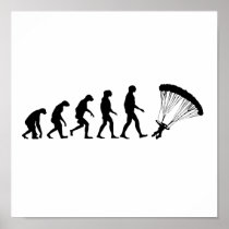 Evolution of Parachuting Poster