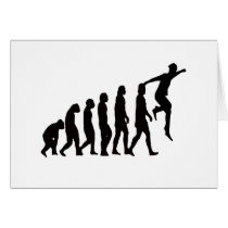 Evolution of Parkour (Free Running) Greeting Cards