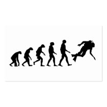 Evolution of Scuba Diving Business Card