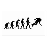 Evolution of Scuba Diving Business Card