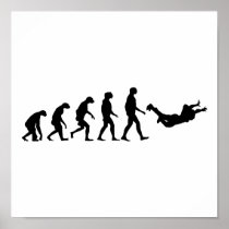 Evolution of Skydiving Poster