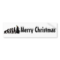 Evolution of Snowman bumper stickers