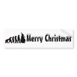 Evolution of Snowman Bumper Stickers