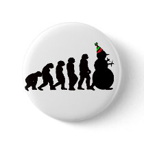 Evolution of Snowman! buttons by 50thbirthdaygifts Evolution of Snowman! buttons