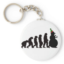 Evolution of Snowman Keychain