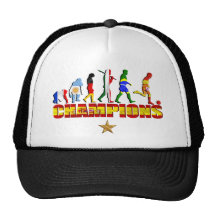 Evolution of Spanish football Spain World Champion Hat