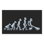 Evolution of the 60's rectangle sticker