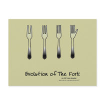 Evolution of The Fork postcards by postcardsfromtheedge Evolution of The Fork postcards