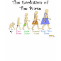 Evolution of the Purse t-shirts by SlightlyOff Evolution of the Purse t-shirts