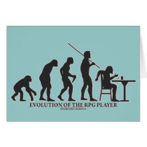 Evolution of the RPG Player Greeting Card