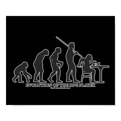 Evolution of the RPG Player Print by thefrozenduck