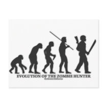 Evolution of the Zombie Hunter Postcards