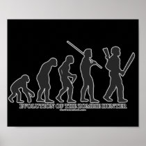 Evolution of the Zombie Hunter Print