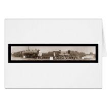 Evolution of Trains Photo 1913 cards