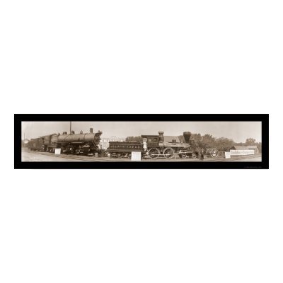 Evolution of Trains Photo 1913 Print by lc_panoramicphotos