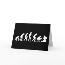 Evolution of Video Games Gaming Gamer Greeting Card