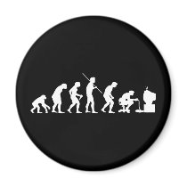 Evolution of Video Games Gaming Gamer Fridge Magnet