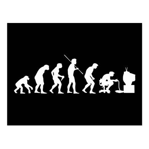 Evolution of Video Games Gaming Gamer Postcards