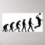 Evolution of Volleyball Poster