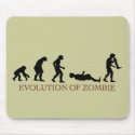 Evolution of Zombie mousepads by JaZilla Evolution of Zombie mousepads