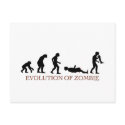 Evolution of Zombie postcards by JaZilla Evolution of Zombie postcards