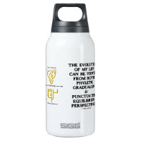 Evolution Phyletic Gradualism Punctuated Equilibrm 10 Oz Insulated SIGG Thermos Water Bottle