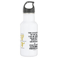 Evolution Phyletic Gradualism Punctuated Equilibrm 18oz Water Bottle