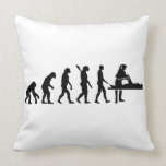 Evolution physiotherapist throw pillow