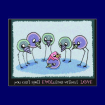 EVOLution postcards