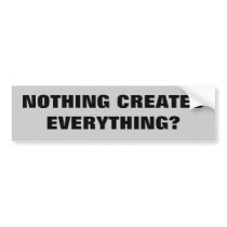 Evolution Question Bumper Sticker