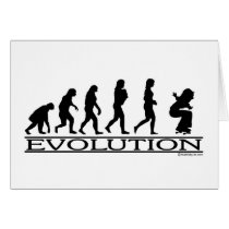 Evolution - Skateboarding - Female cards by Mall4MyLife Evolution - Skateboarding - Female cards