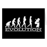 Evolution - Skateboarding - Female Greeting Card