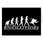 Evolution - Skateboarding - Male Greeting Cards