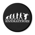 Evolution - Snowboarding magnets