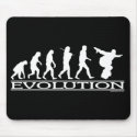 Evolution - Snowboarding mousepads