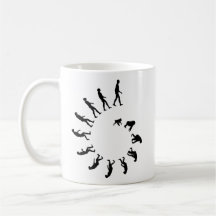 Evolution Spiral Coffee Mugs