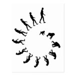 Evolution Spiral Post Cards