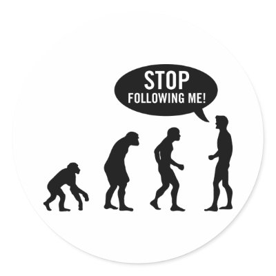 evolution round sticker by strk3