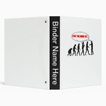 Evolution. Stop Following Me 3 Ring Binder
